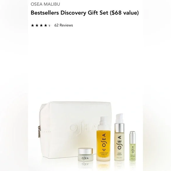 OSEA White Skincare Cleanser & Exfoliant Set - Picture 2 of 5